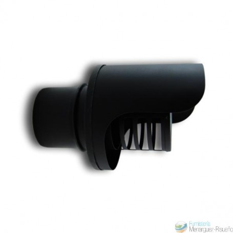 Terminal Pellets Horizontal Antiviento Ø 100