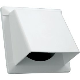 Boca salida Rectangular 140x140 Blanco