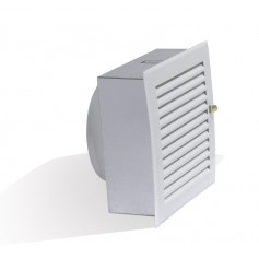 Rejilla Regulable Blanca 170x170 Ø125