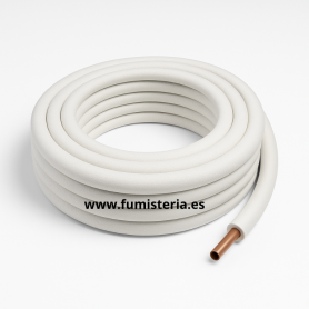 Tubo de Cobre Aislado FumiCool 3/8" x 0,8mm 50 Metros