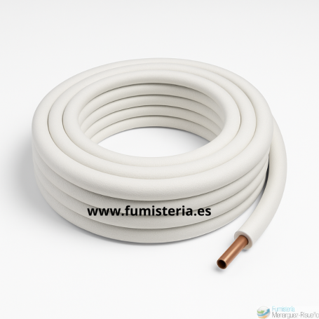 Tubo de Cobre Aislado FumiCool 5/8" x 0,8mm 25 Metros