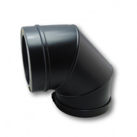 Codo 90º Modular Negro