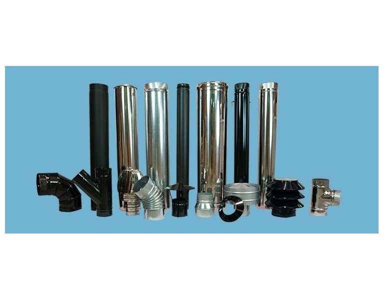 ¿Cuál es la función de los tubos de doble pared para chimeneas?